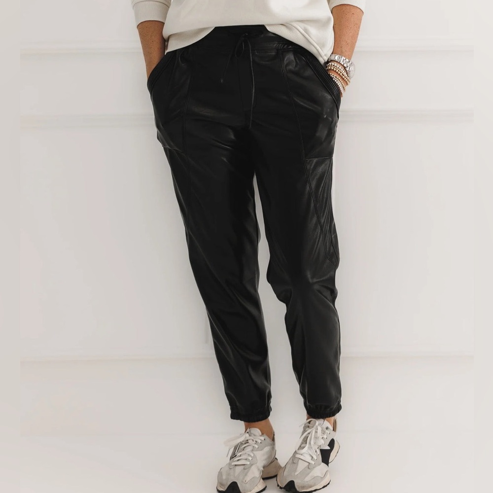 Melissa Nepton Kaja vegan leather joggers